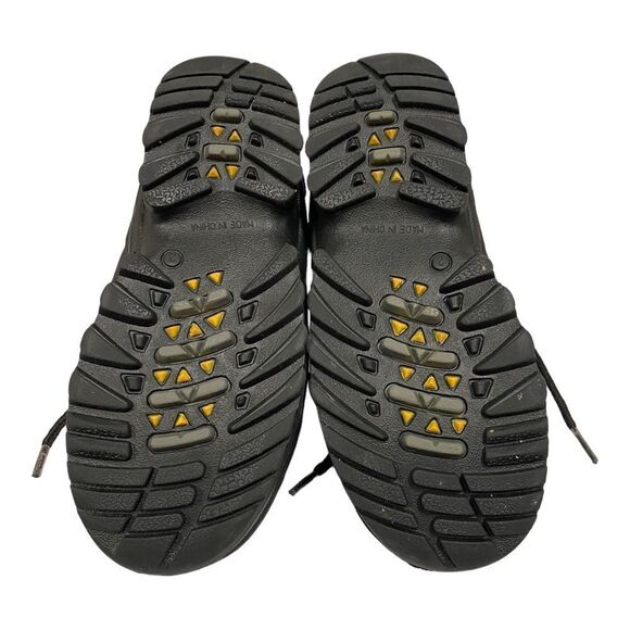 DONNER MOUNTAIN Boy's Thermolite Black Brown Suede Leather Boots 2 - Picture 6 of 6